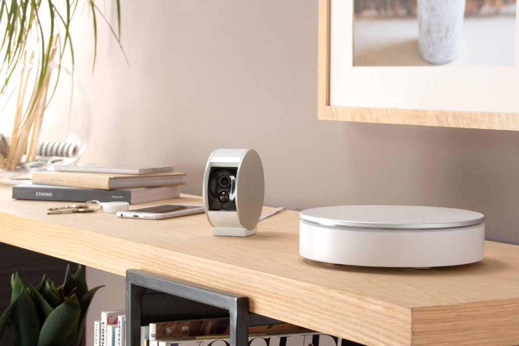 Myfox Security System and Camera in situ