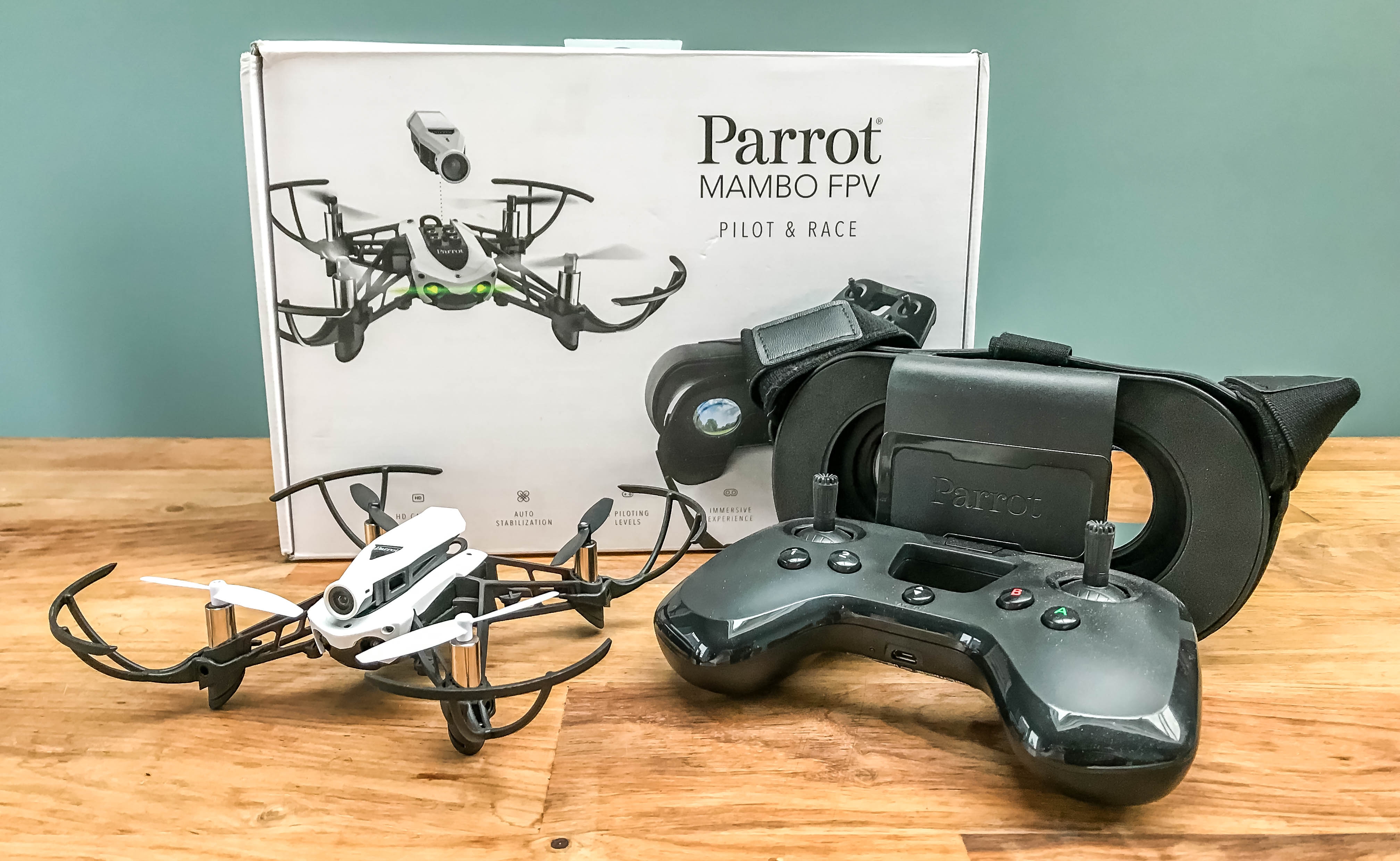 parrot drone controls