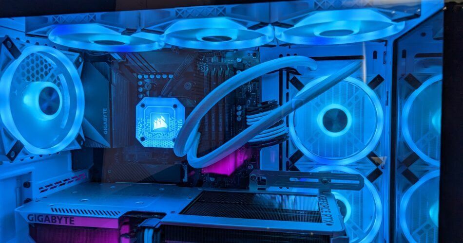 corsair h100i elite capellix cooler