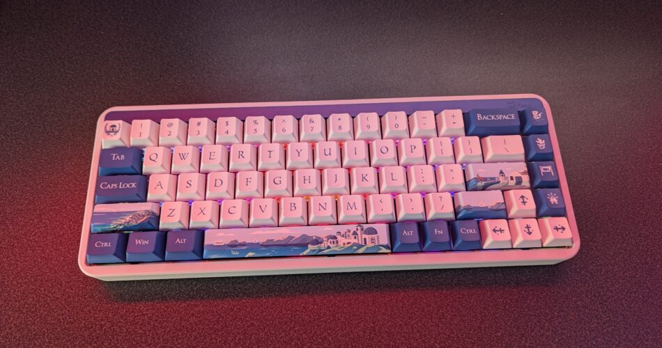 akko jin01 Santorini mechanical keyboard